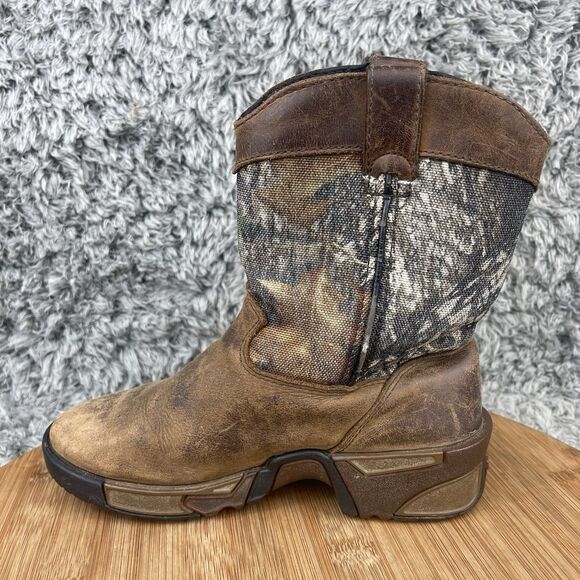Rocky Kids Boots in Brown and Green Camouflage - Picture 6 of 10